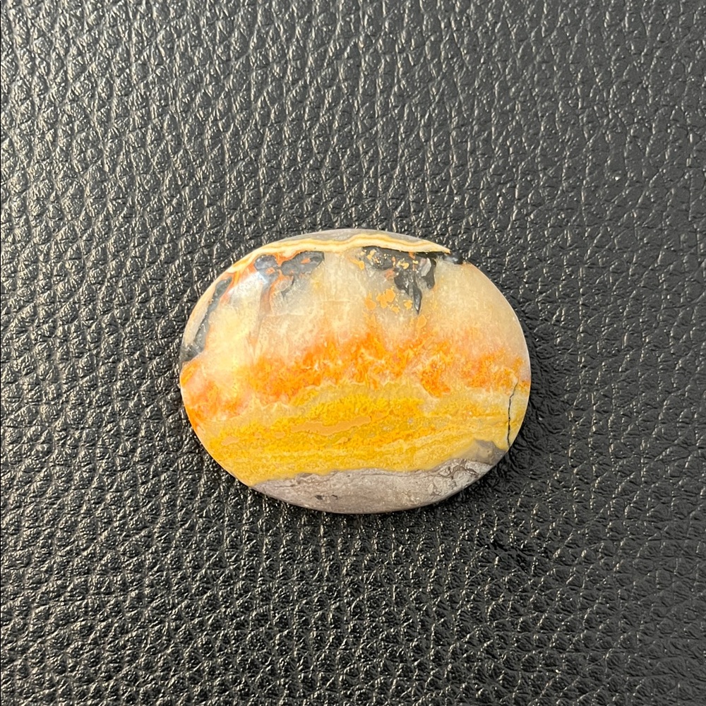 Bumble bee Jasper Polished Oval Stone Cabochon